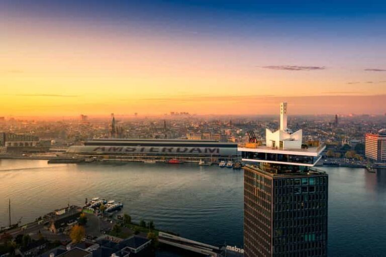 Amsterdam: A'DAM Lookout Entry Ticket with Burger - Getting There: Easy Ferry + Short Walk From Central