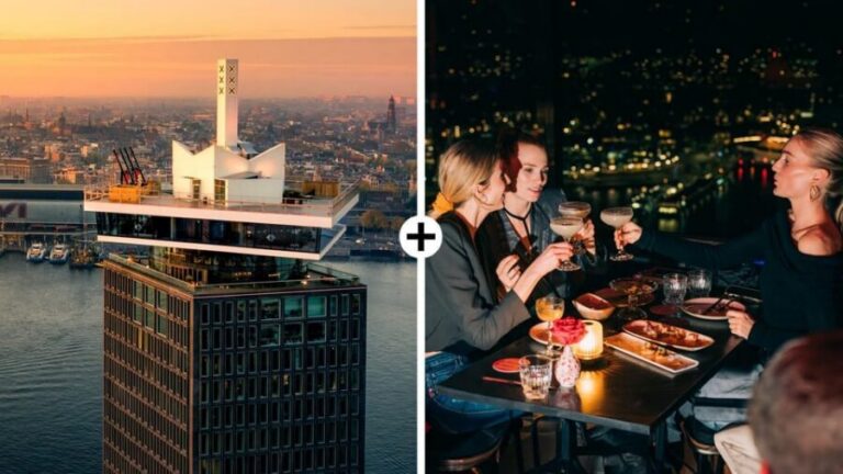 Amsterdam: A'DAM Lookout Ticket and Lunch or Dinner Voucher - Inside A’DAM Lookout: Views, Audio, and Interactive Stops