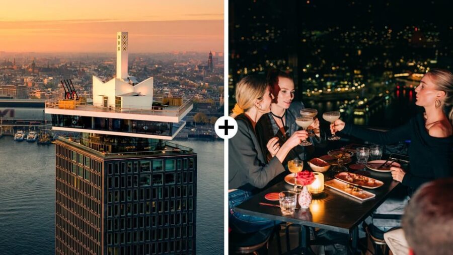 Amsterdam: A'DAM Lookout Ticket and Lunch or Dinner Voucher - Inside A’DAM Lookout: Views, Audio, and Interactive Stops