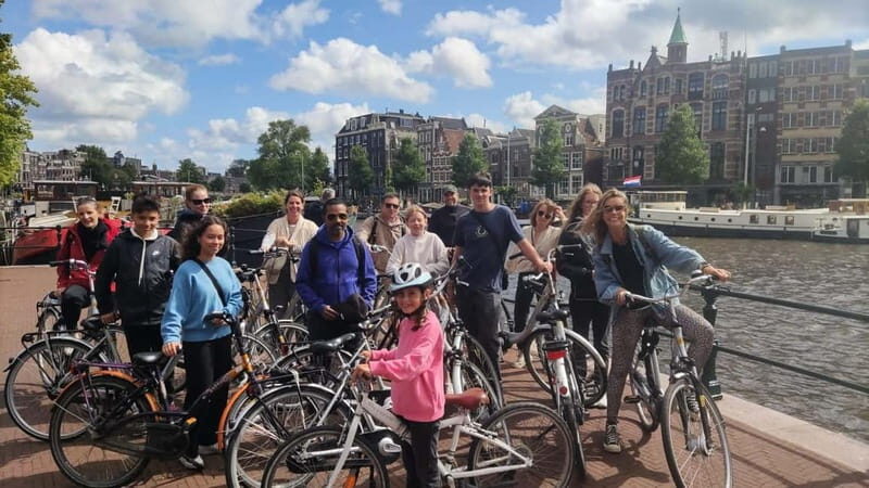 Amsterdam bike tour with a French-speaking guide local! - Dam Square to Westerkerk: the city center, explained simply