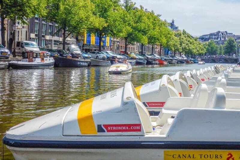 Amsterdam: Chart Your Own Canal Course by Pedal Boat - Your skipper and the onboard navigation tools
