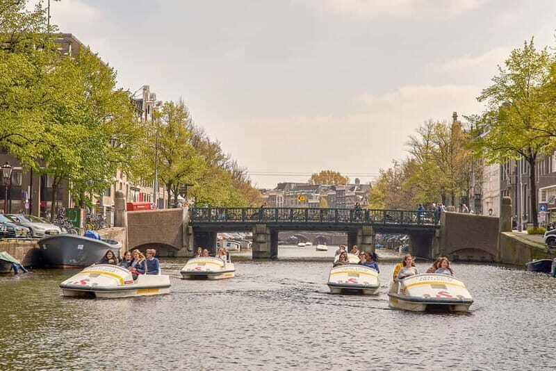 Amsterdam: Chart Your Own Canal Course by Pedal Boat - Room for 4 and the right kind of group