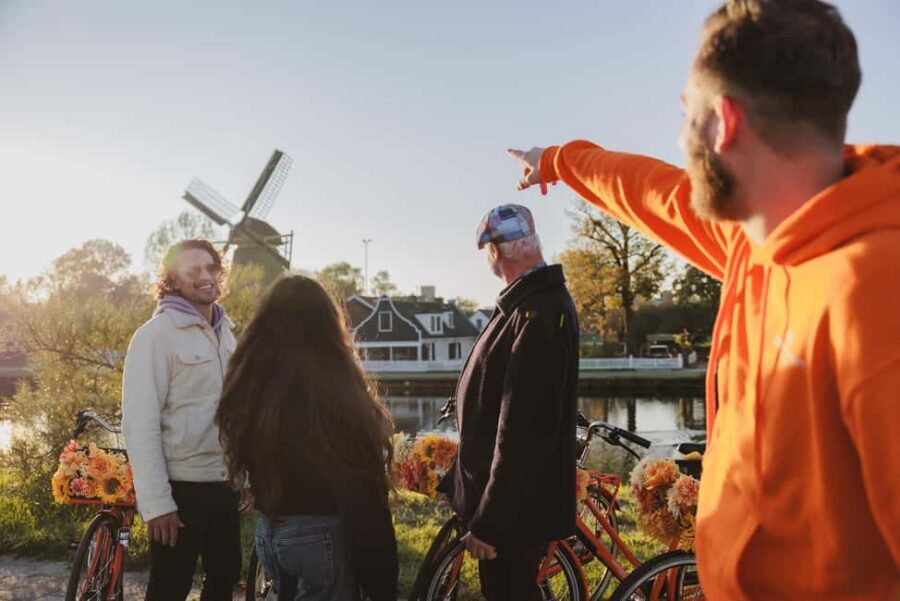 Amsterdam: Cheese Tasting, Windmill & Countryside Bike Tour - Meeting at Nieuwezijds Voorburgwal: get rolling near Central Station