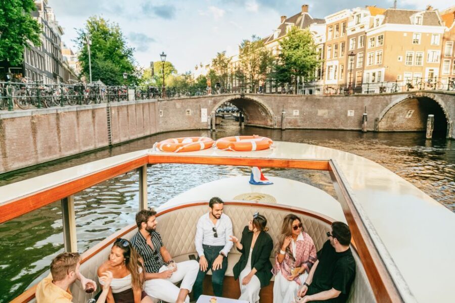 Amsterdam: Classic Saloon Boat Cruise with Cheese & Wine - Pricing and value: where the $18 makes sense