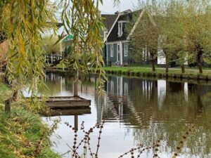 Amsterdam: Countryside Bike Tour and Zaanse Schans Windmills - Pedaling past industry and into the Monet wetlands