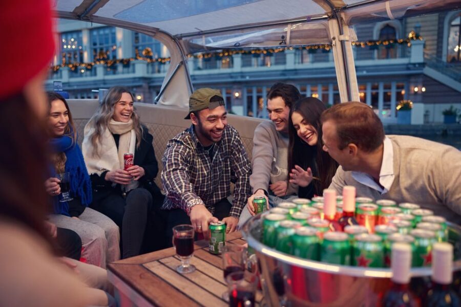Amsterdam: Covered Canal Booze Cruise with Unlimited Drinks - Key highlights worth marking on your map