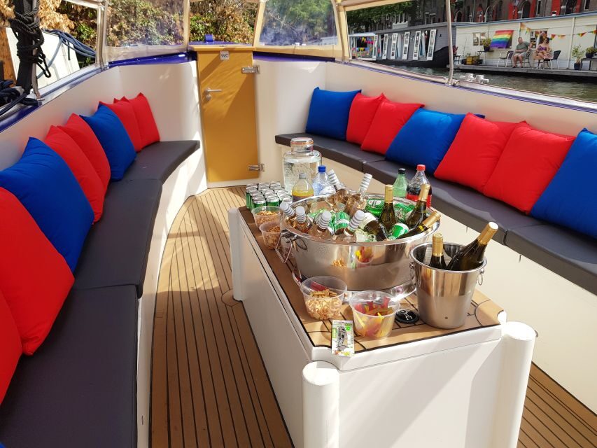 Amsterdam: Covered Canal Booze Cruise with Unlimited Drinks - The drinks: unlimited beer, wine, and soda, plus real pacing