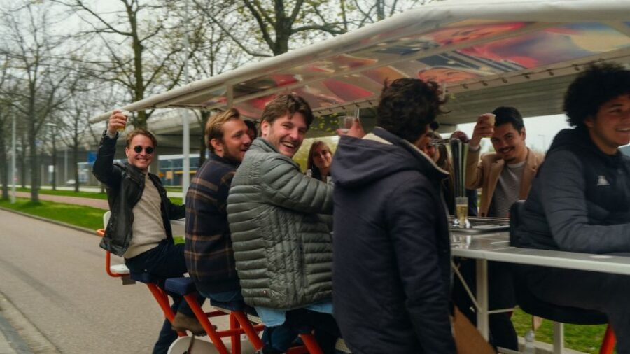 Amsterdam: Dutch Beer Bike Blast Tour with Onboard Bar - The Onboard Bar and the 20 Liters of Included Beer