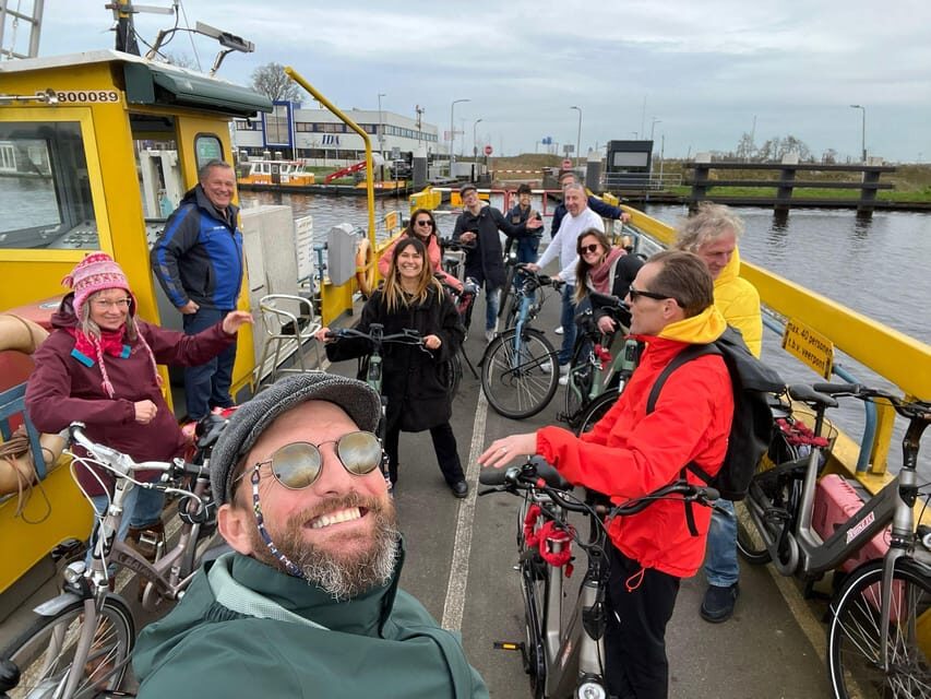Amsterdam: Dutch Countryside E-Bike with Cheese & Clogs - The Admiral windmill: a classic symbol you can actually see up close