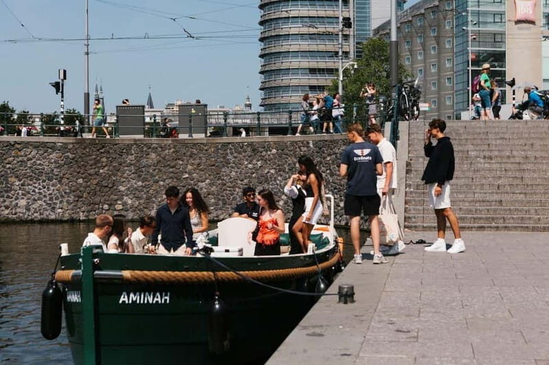 Amsterdam Evening (Sunset) Canal Cruise w/ optional drinks - The sights you’ll actually care about: De Magere Brug, Dancing Houses, and more