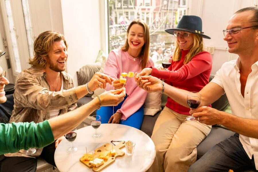 Amsterdam: Food Tour with Drinks by Spui, Canals and Jordaan - Gouda in a Cheese Cellar and a Wine Moment That Actually Connects
