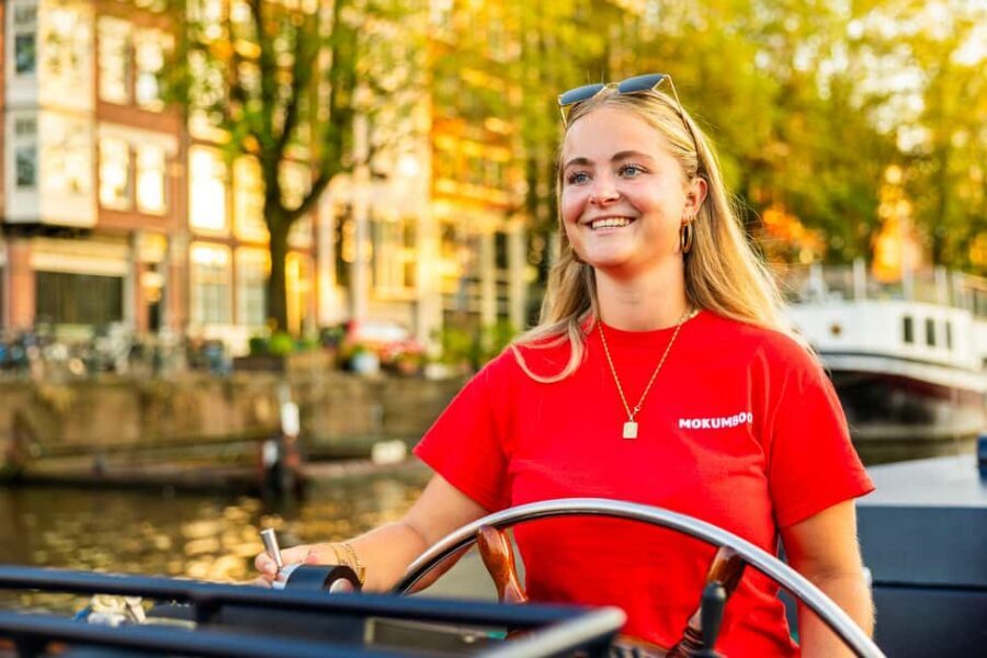Amsterdam: Guided Open Boat Cruise Unlimited Drinks Option - The Amstel stretch: where the cruise turns scenic and photogenic