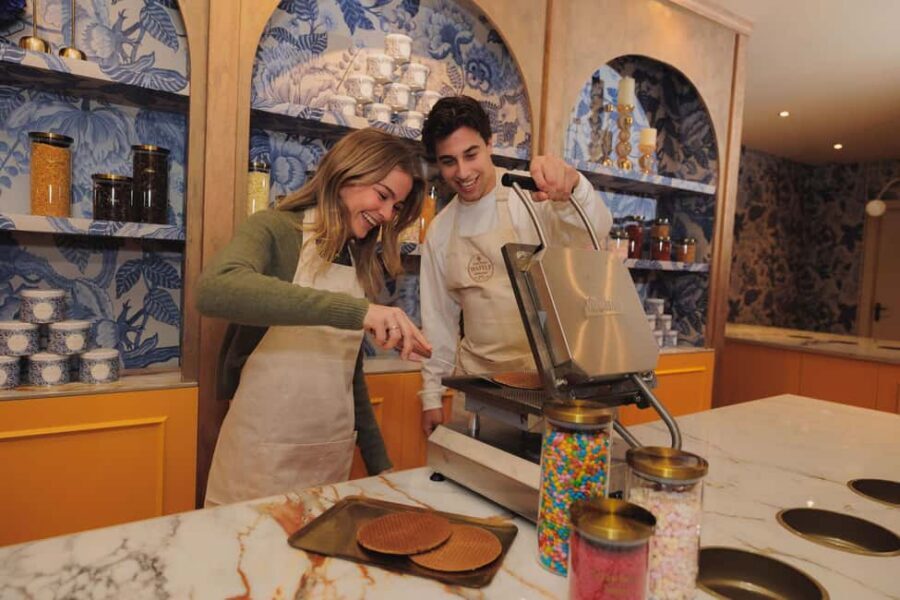 Amsterdam: Make your own Dutch Stroopwafel Workshop - What you take home: two XL stroopwafels