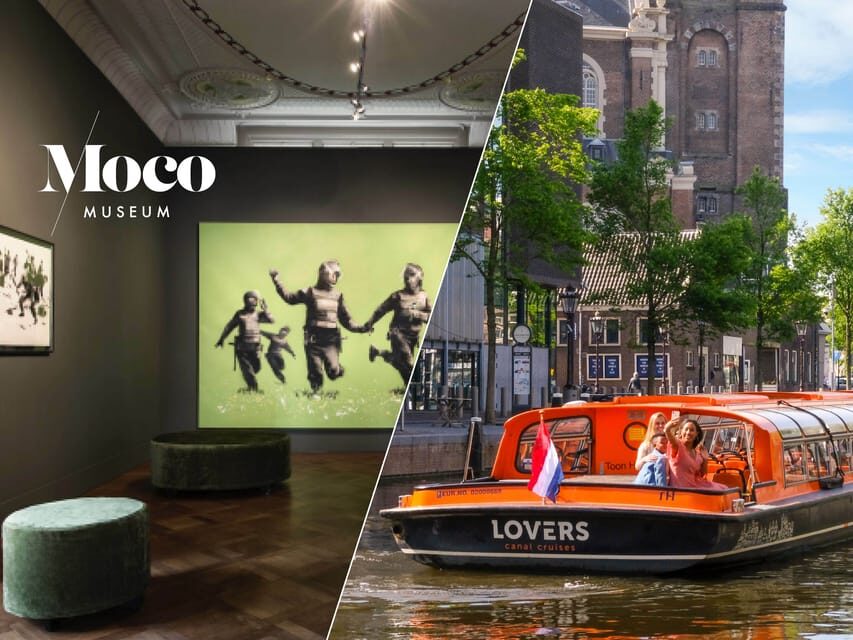 Amsterdam: Moco Museum Entry Ticket and Canal Cruise - Matching museum time with the 1-hour canal cruise