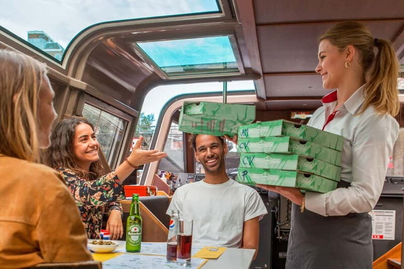 Amsterdam: Original Pizza Dinner Cruise + Unlimited Drinks - Key things to know before you go