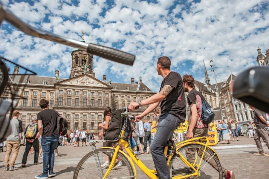 Amsterdam: Relaxed City Highlights Guided Bike Tour - Leidseplein to Vondelpark: Music, Chaos Stories, and a Green Reset
