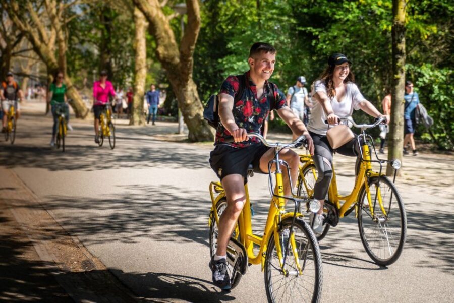 Amsterdam: Relaxed City Highlights Guided Bike Tour - Museumplein: Picking Your Next Moves in the Right Neighborhood