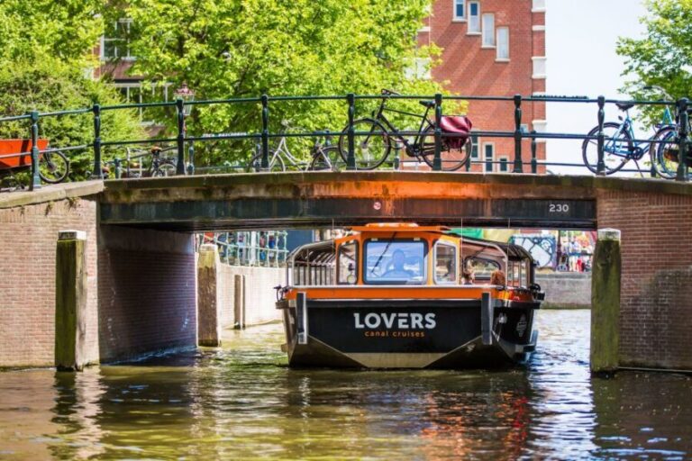 Amsterdam: Semi-Open Canal Boat Cruise - Your 1-hour route: what you’ll likely spot from the canal