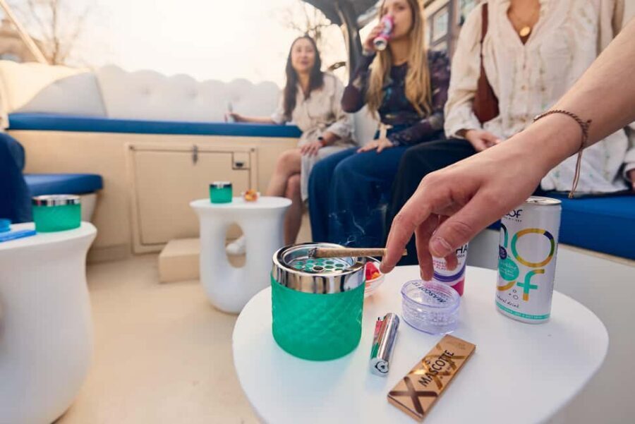 Amsterdam: Smoke & Cruise on covered Cannabis Boat With Bar - Smoke rules, coffeeshop history, and what you’re allowed to do
