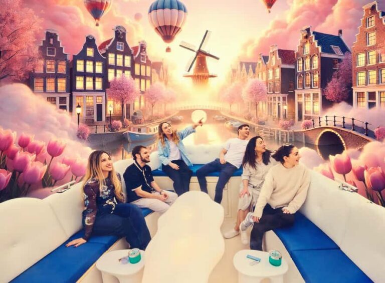 Amsterdam: Smoke & Cruise on covered Cannabis Boat With Bar - Meeting at Oudezijds Voorburgwal and what to expect at check-in