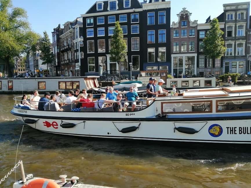 Amsterdam: The Bulldog Boat Smoke-Friendly Cruise & 2 Drinks - The Route: UNESCO Canal Belt, Old City Wall, and the Amstel River
