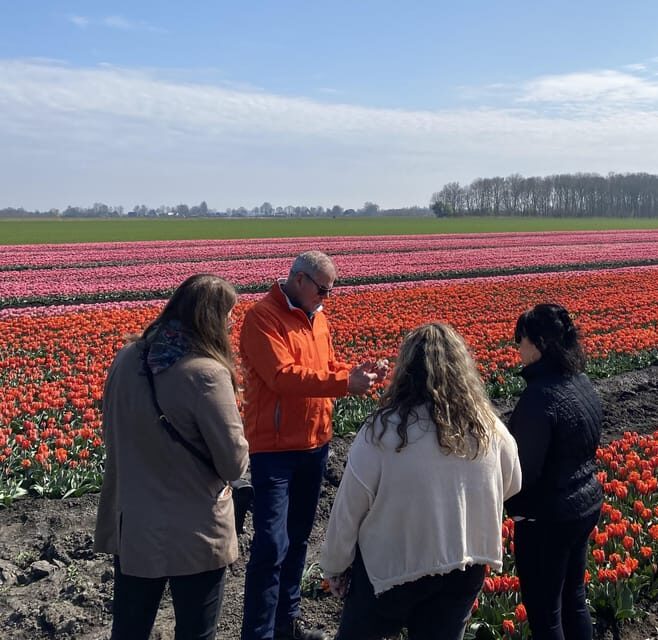 Amsterdam: Tulip Fields Day Tour with Lunch & Windmill - A 1633 windmill stop with real inside access and miller interaction