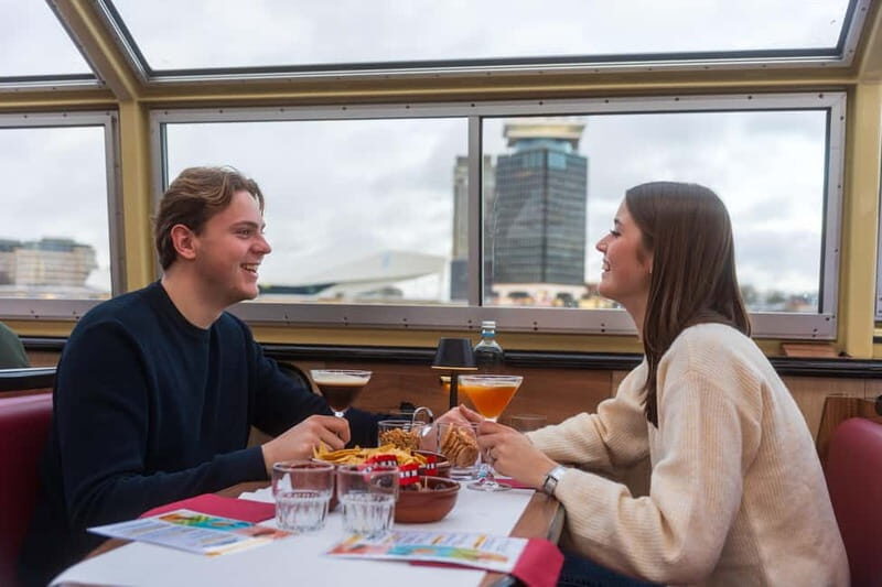 Amsterdam: Unlimited Cocktails Cruise on the Canals - Unlimited cocktails, 0.0 mocktails, and snack pacing: how the experience plays out