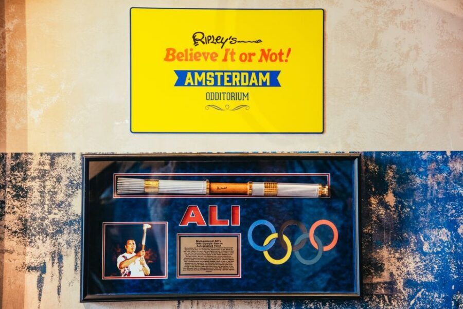 Amsterdam's Weirdest Museum: Ripley's Believe It or Not! - The tall-man and giant-object photo moments