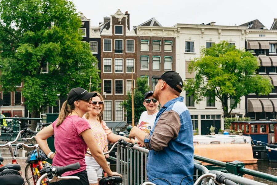 Big Bike tour Amsterdam - See all in 3 unforgettable hours - Westerkerk, Anne Frank House Area, and the Jewish Quarter Stops