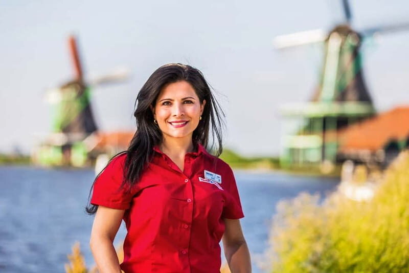 From Amsterdam: Zaanse Schans, Volendam & Marken Day Trip - All-Inclusive Extras: Working Windmill Entry and Woltje’s Stroopwafel