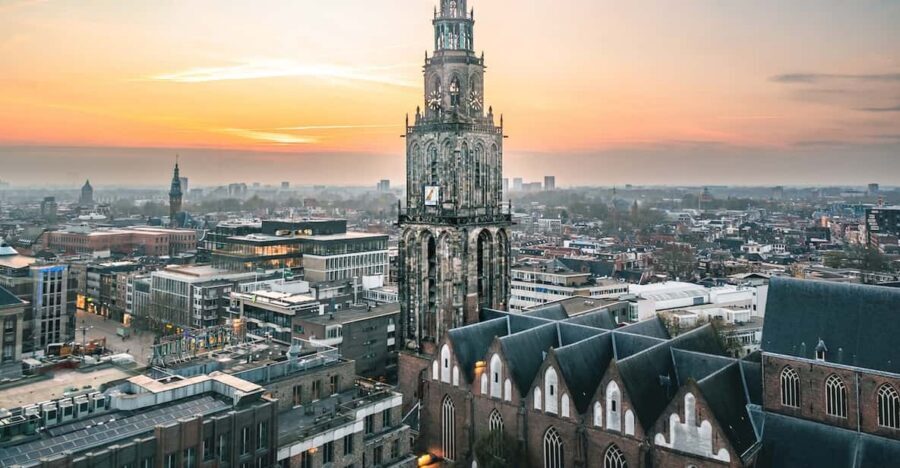 Groningen: Climb the Martinitower - First stop: exchanging your voucher at Forum Groningen