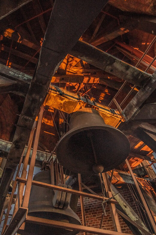 Groningen: Climb the Martinitower - The small cinema on the first floor: watching Groningen through the tower