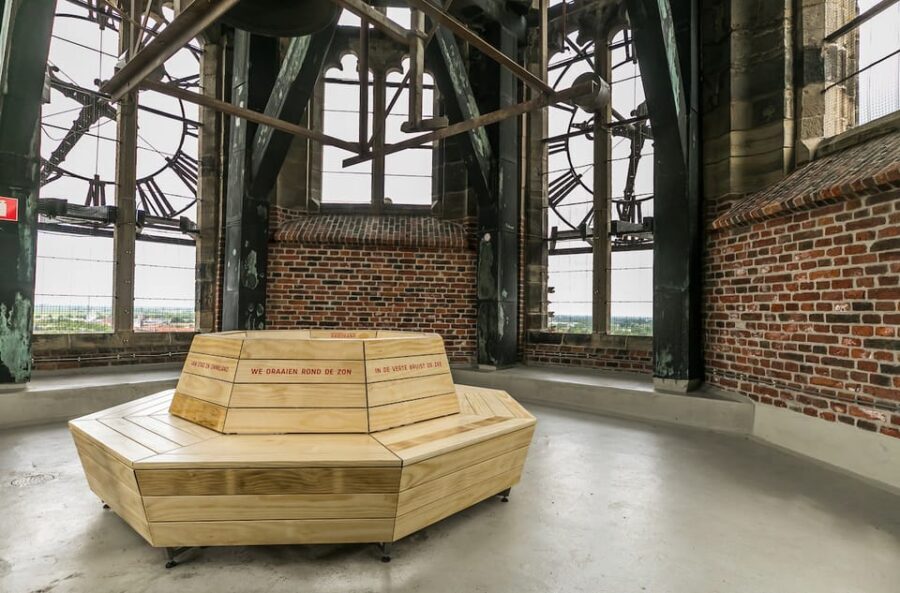 Groningen: Climb the Martinitower - Above the city: clock dials, gulls, and the market sound