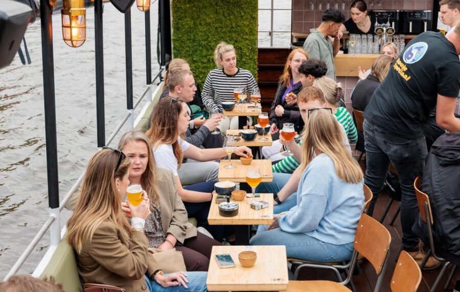Groningen: Terrace Boat Experience with a Cozy Bar - FAQ