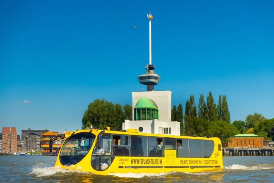Rotterdam: 1-Hour Sightseeing Splash Tour - How the Guide Commentary and Audio Work