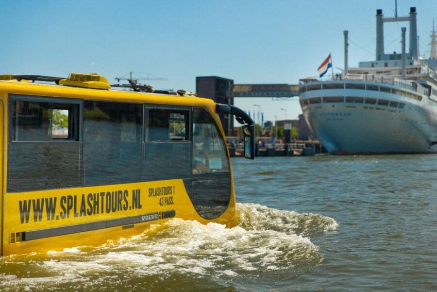 Rotterdam: 1-Hour Sightseeing Splash Tour - Restroom, Ticket Office, and the Pre-Boarding Reality