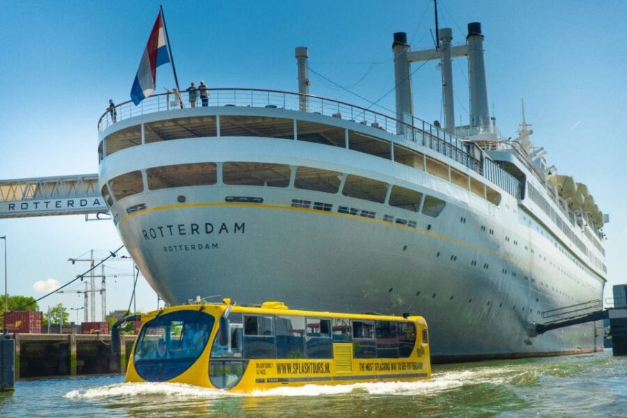 Rotterdam: 1-Hour Sightseeing Splash Tour - The Splash-to-Boat Moment on the Maas River