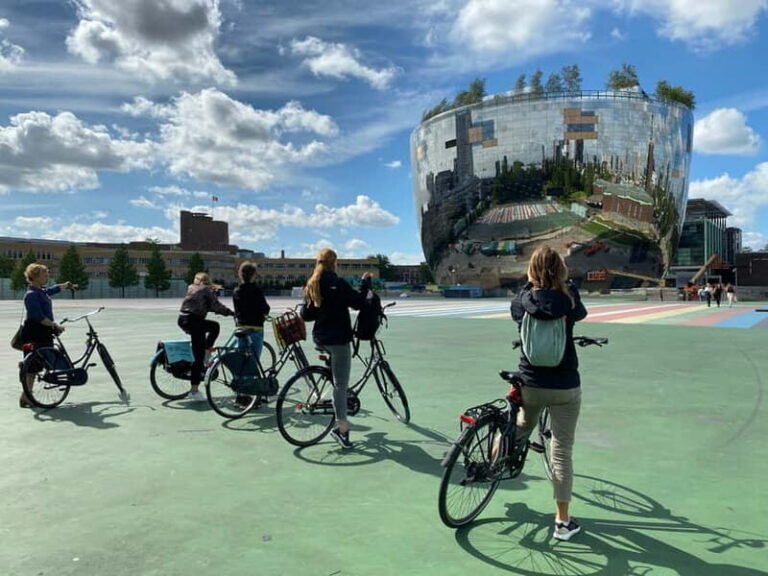 Rotterdam: City Highlights Guided Bike Tour - Markthal and Cube Houses: modern Rotterdam you can spot from the bike