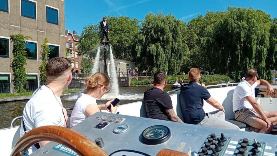 Smoke & Boat Amsterdam - The Official 420 Canal Cruise - The 1-hour route: Dancing Houses, Seven Bridges, and the Amstel